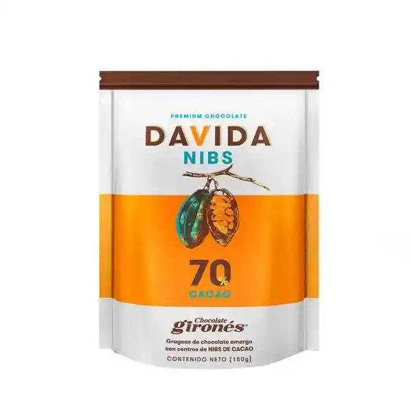 Davida Chocolate Nibs Cacao 70%