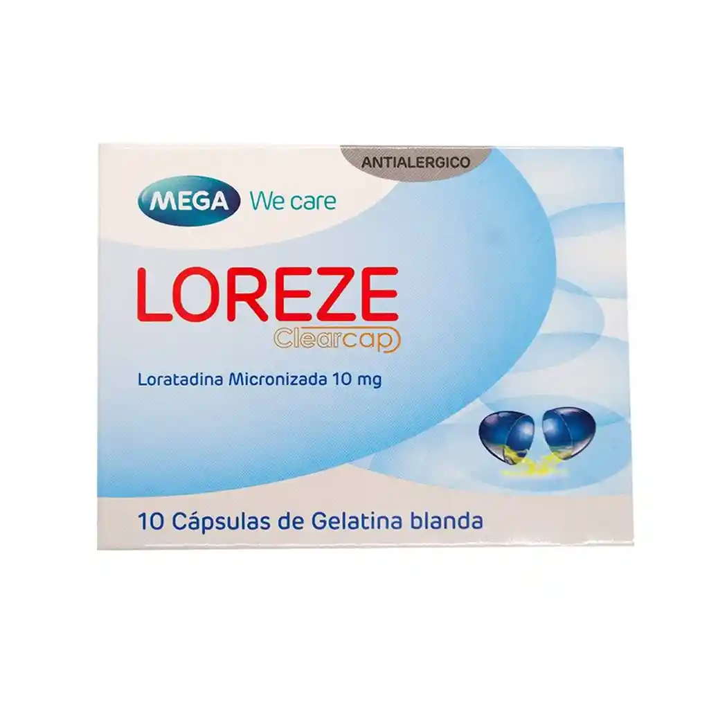 Loreze Loratadina 10 Mg X 10 Caps +++