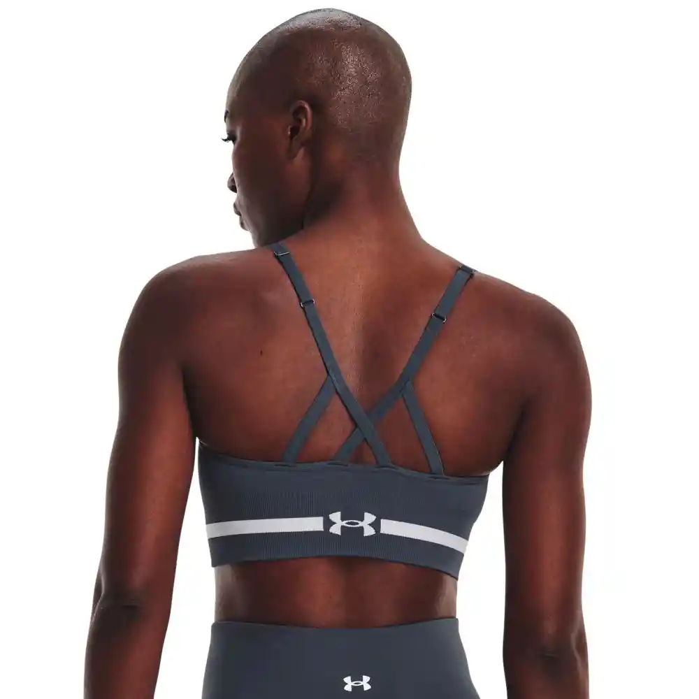 Ua Seamless Low Long Bra Talla Xl Camisetas Gris Para Mujer Marca Under Armour Ref: 1357719-044
