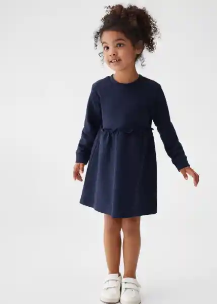 Vestido Jupiter Navy Talla 67 Niña Mango