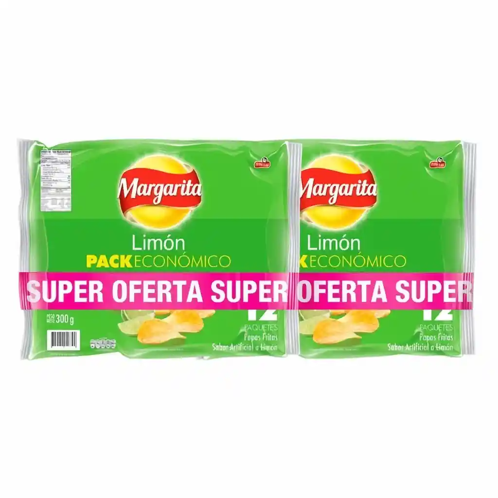 Margarita Oferta Papas De Limon X24 Und $Esp
