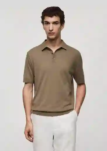 Polo Ares Topo Talla M Hombre Mango