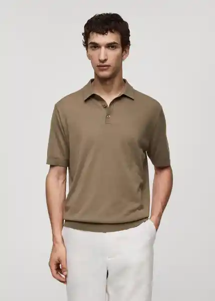 Polo Ares Topo Talla M Hombre Mango