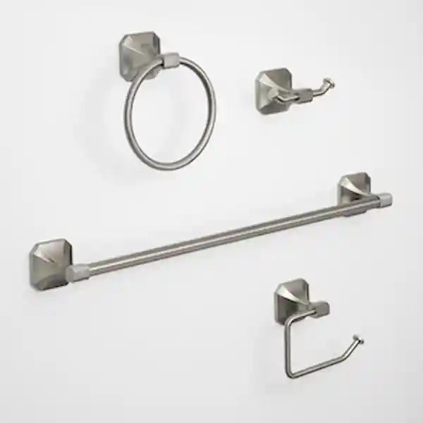 Richelieu Juego de Accesorios de Baño de Níquel Pulido