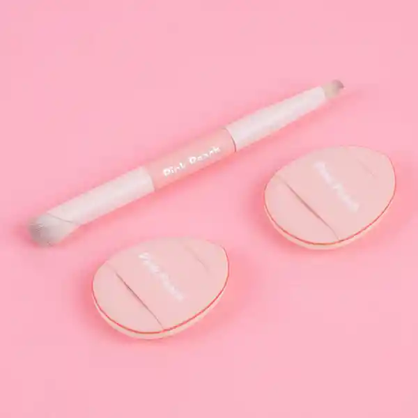 Brocha Para Corrector y Almohadilla 3 Uds Miniso