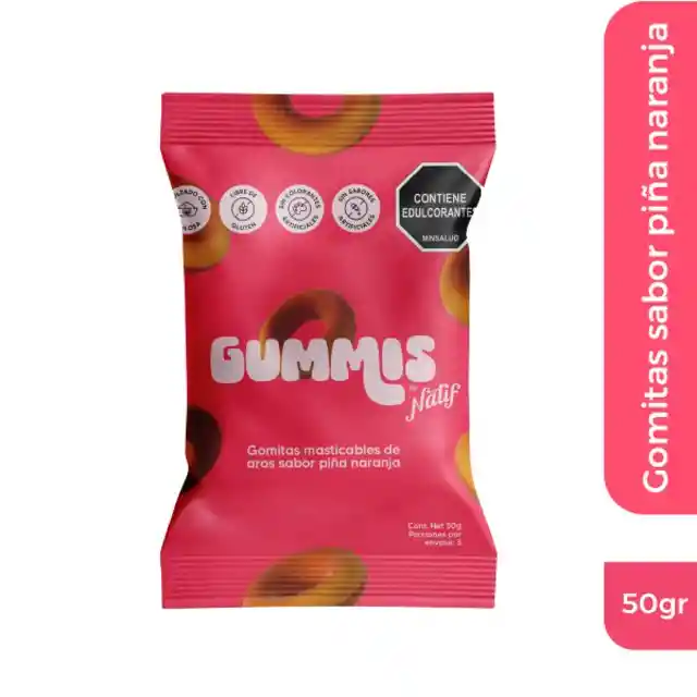 Gummis Sabor Piña Naranja - Natif