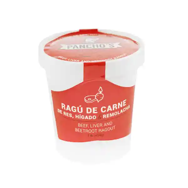 Panchos Kitchen Alimento Para Perro Ragú Carne Hígado Remolacha