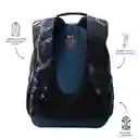 Morral Juvenil Porta Pc 13" Gommas Azul