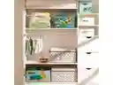 Organizador Con Cierre Canvas Blanco 35 x 35 Casaideas