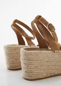 Sandalias Ari Camel Talla 42 Mujer Mango