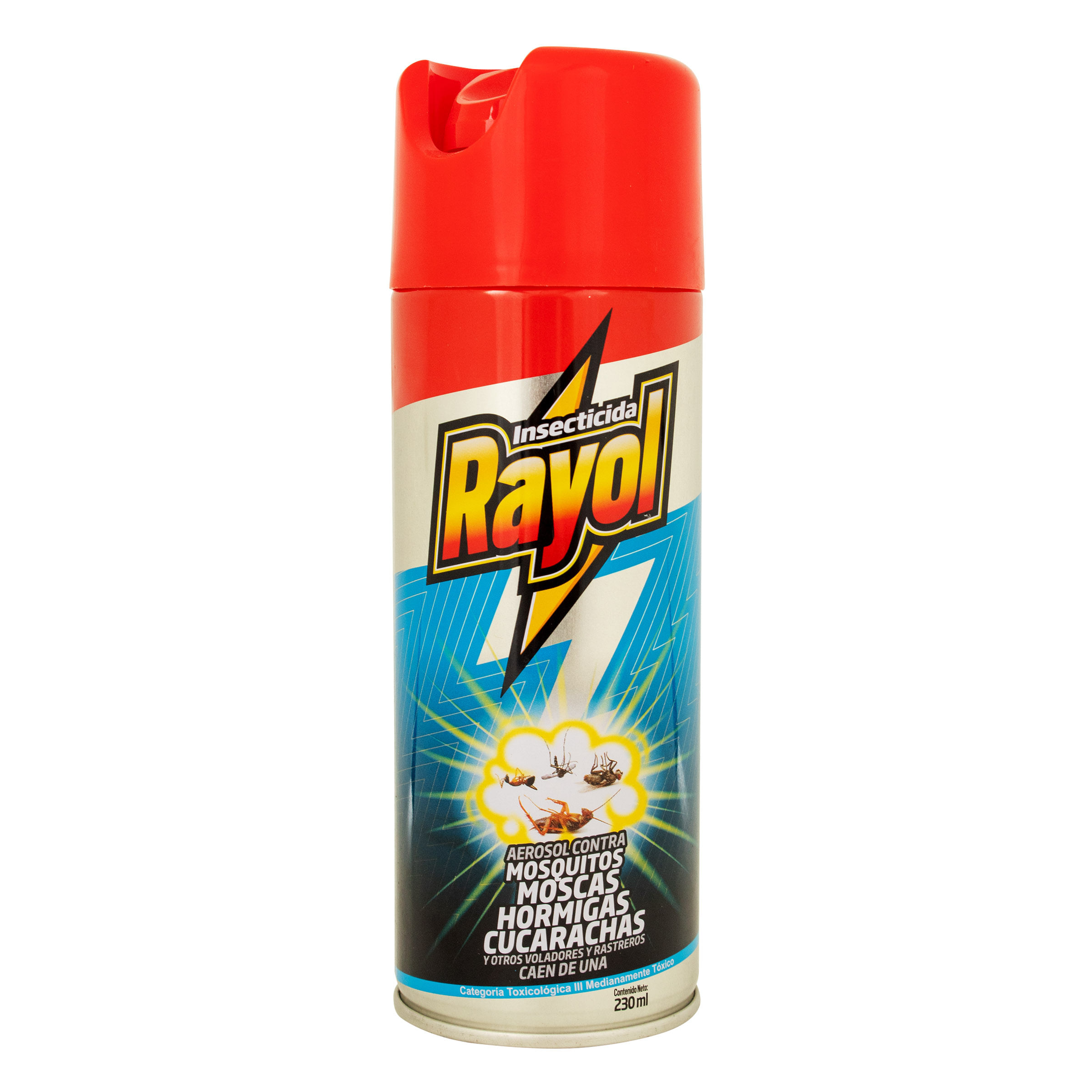 Rayol Insecticida Contra Mosquitos Moscas Hormigas y Cucarachas 230 ml