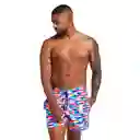 Pantaloneta Linear Gradient 16 Pulgadas Hombre Multicolor-xxl