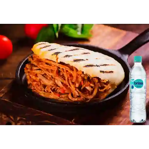 Combo Arepita Tres Carnes + Brisa Sin Gas 600ML