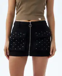 Falda Mujer Negro Talla S 649f000 Americanino