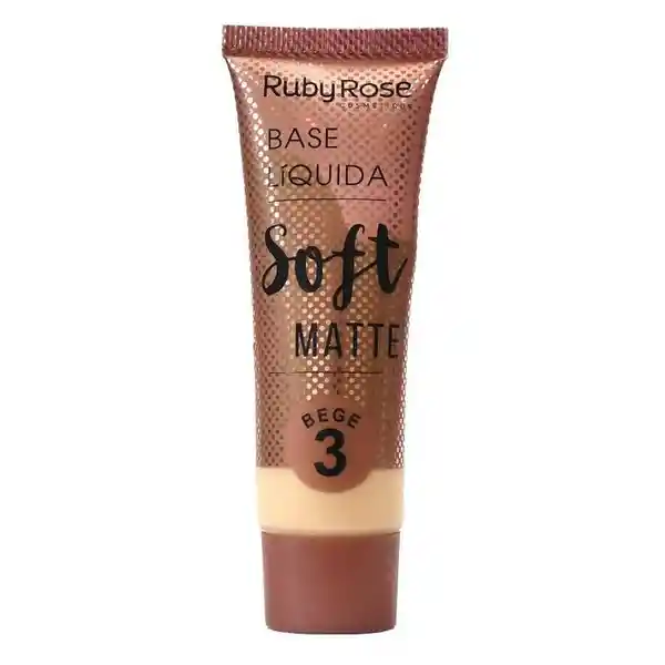  RUBY ROSE Base Liquida Soft Matte #3 