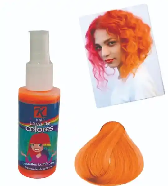 Kalú Laca Cabello Naranja