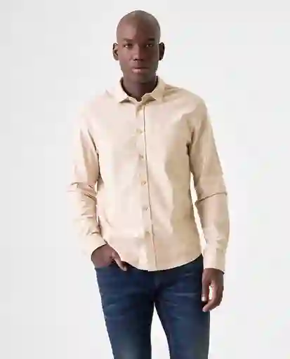 Camisa Hombre Beige Talla L 812G503_BEI161120 Americanino