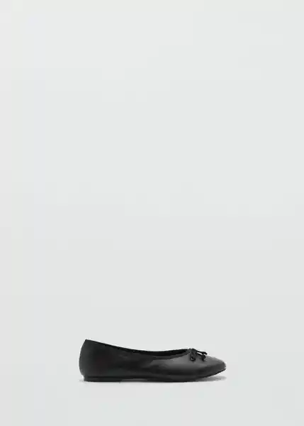 Zapatos Elise Negro Talla 33 Niñas Mango