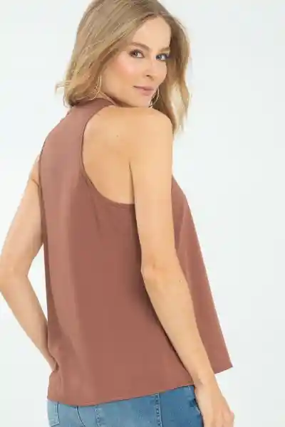 Blusa Monaco Color Cafe Puro Talla S Ragged