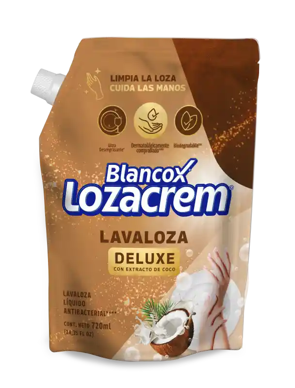 Loza Crem Lavaloza Líquido Coco