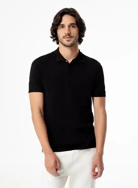 Gef Camiseta Polo Negro 799 Talla L