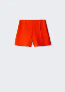 Short Fica Naranja Talla XS Mujer Mango