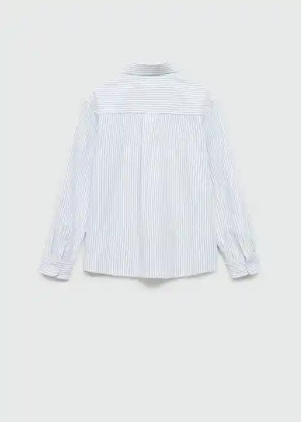Camisa Oxfordr2 Turquesa Talla 11 Niños Mango