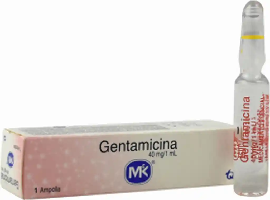 Gentamicina 40 Mg / Caja X 1 Ampolla Rx