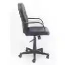 Silla Ejecutiva Tapizada en Pvc Negro, Brazos en Pp Fijos, Mecanismo Altura Ajustable, Base y Rodachinas en Nylon. Medidas: 57.5 Ancho x 61.5 Largo x Altura Mínima 94, Altura Máxima 106  cm. Requiere Armado - Cs-362. Sku 7453039008104