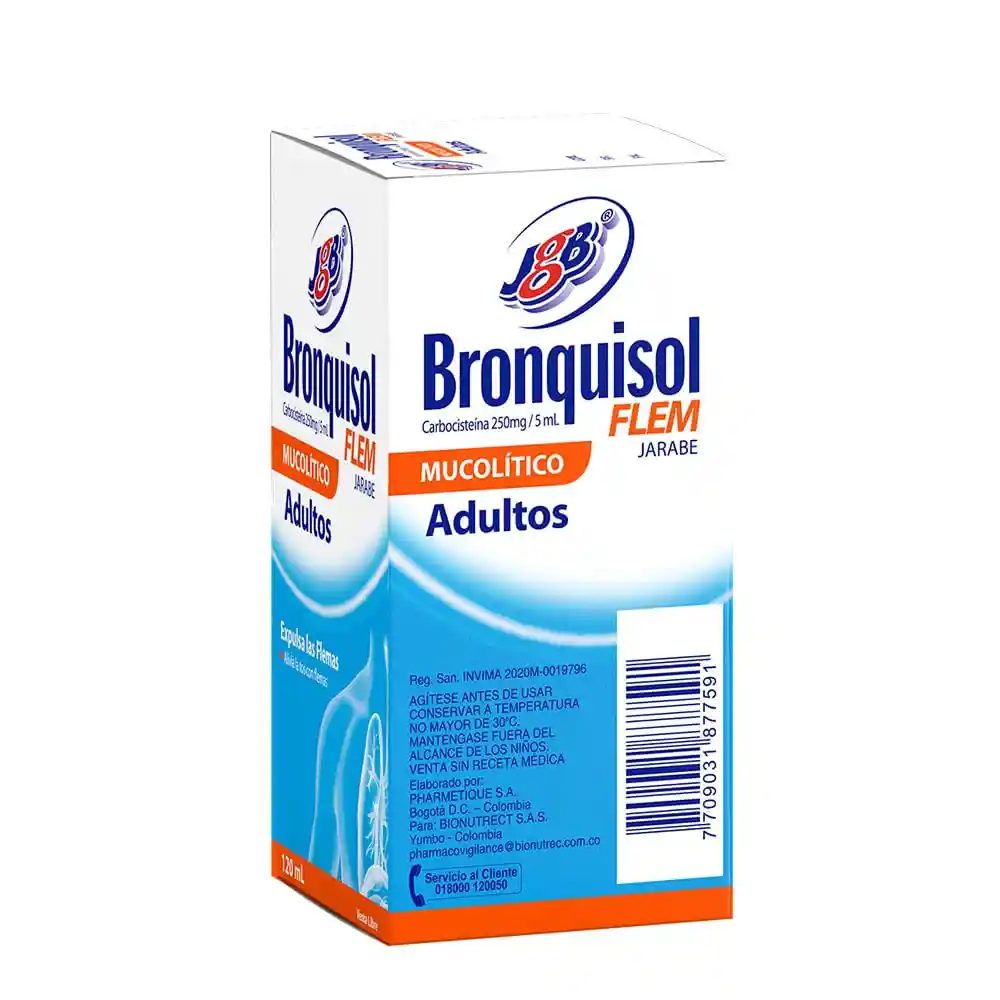 Bronquisol Jarabe Adultos (250 mg)