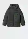 Abrigo Anorak Unico Khaki Talla 06 Niños Mango