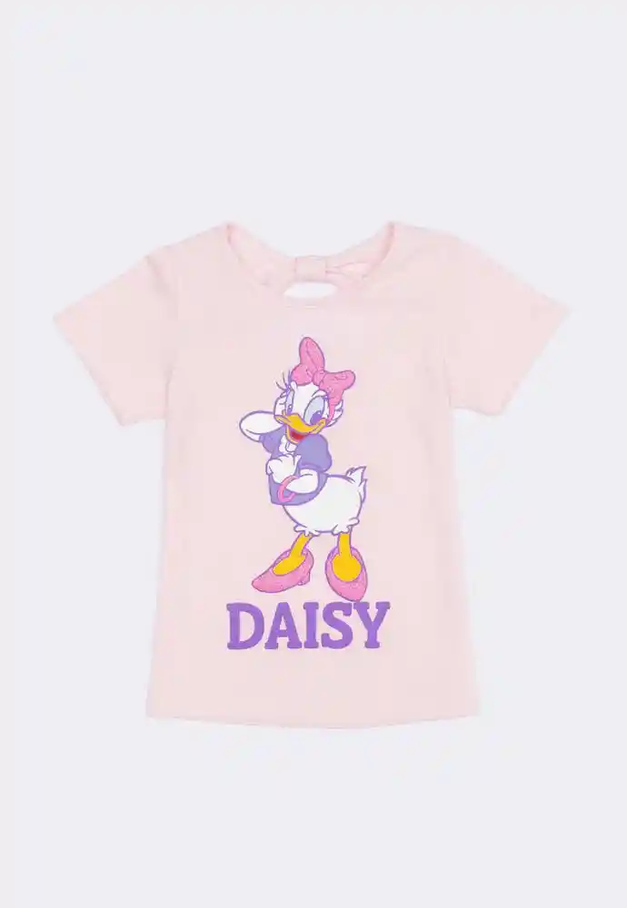 Camiseta Manga Corta 5t-rosado