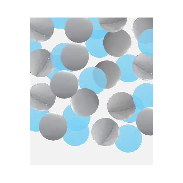 Sempertex Confetti Papel Azulplata