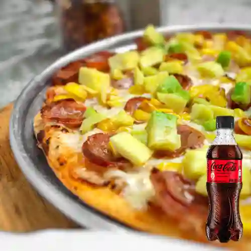 Combo Pizza Antioqueña + Coca Cola Sin Azúcar 400 ml