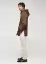 Abrigo Medina Topo Talla M Hombre Mango
