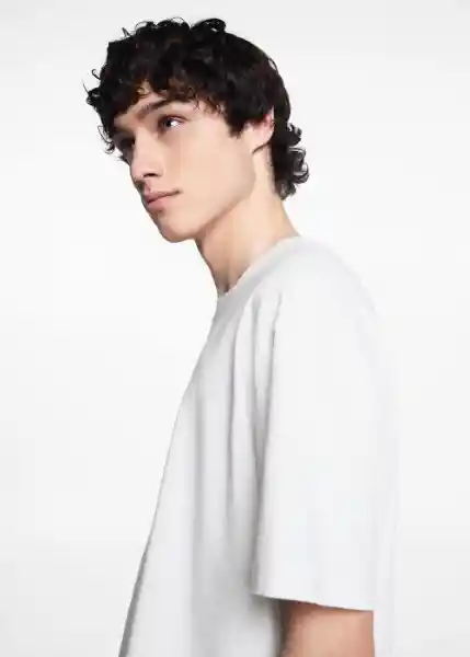 Camiseta Uva6 Blanco Talla 21 Niño Mango