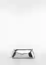 Bolso M Roe Plata Mujer Mango