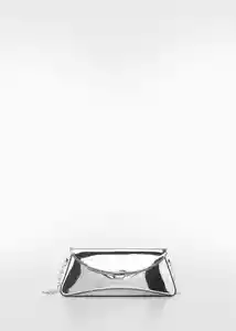 Bolso M Roe Plata Mujer Mango