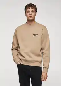 Buzo Sudadera Studio Camel Talla M Hombre Mango