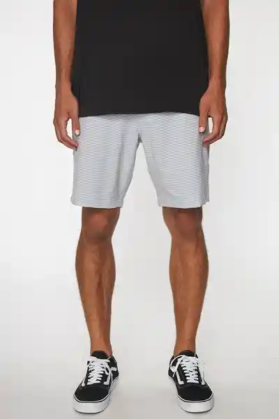 ONeill Bermuda Walkshort Stockton Stripe Gris Talla 30