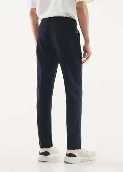 Pantalón Fabre Navy Talla 44 Hombre Mango