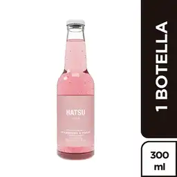 Hatsu Soda Frambuesa Rosas 300 mL