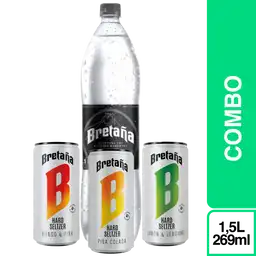 Combo Bretaña Limón + Piña Colada + Mango + Bretaña Soda