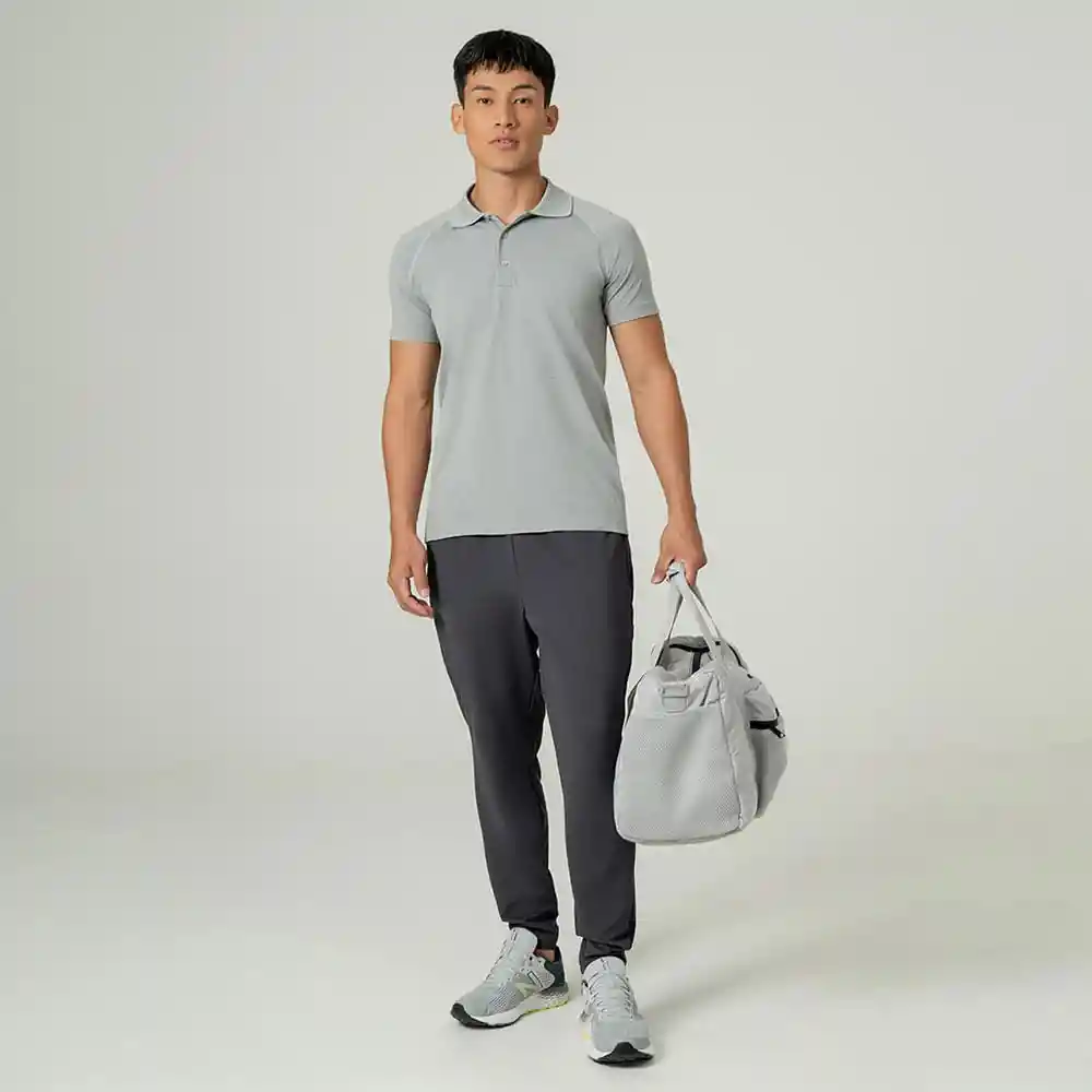 Pantalón Cordón Ajustable y Bolsillos Masculino Ruko Punto Blanco Talla Xl