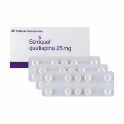 Seroquel Tabletas (25 mg)