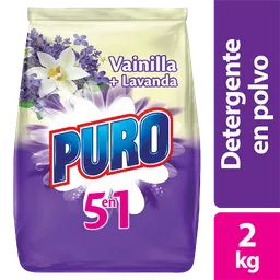 Detergente En Polvo Puro Lavanda Vainilla 2Kg
