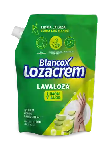 Blancox Lozacrem Lavaloza Líquido con Limón y Aloe