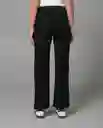 Jean Mujer Negro Talla 10 232G001 Rifle