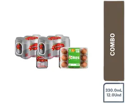 Combo Cerveza Costeña + Huevo AA Rojo Kikes