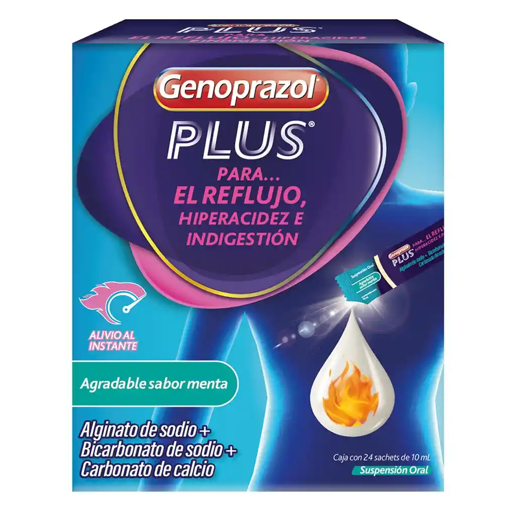 Genoprazol Plus Caja X 24 Sachets